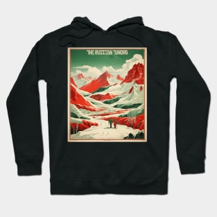 The Russian Tundra  Russia Vintage Tourism Poster Hoodie